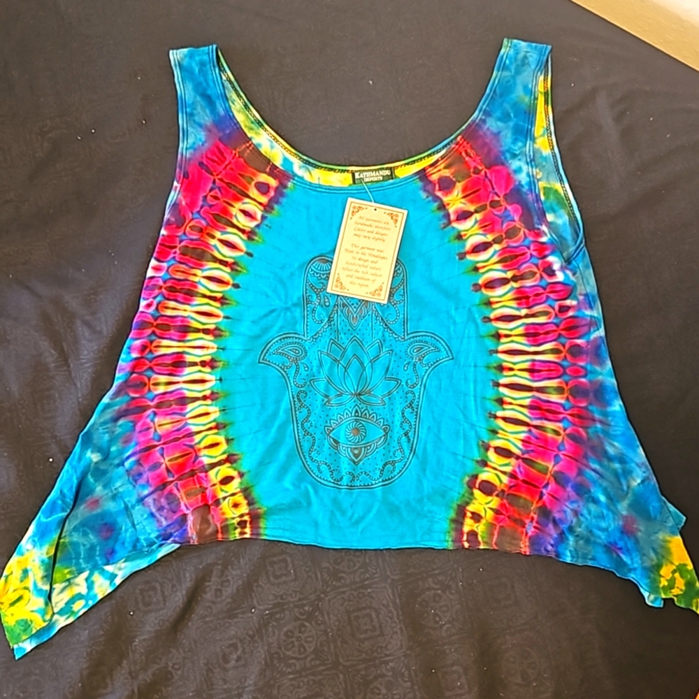 Kathmandu Imports Cropped Tie Dye